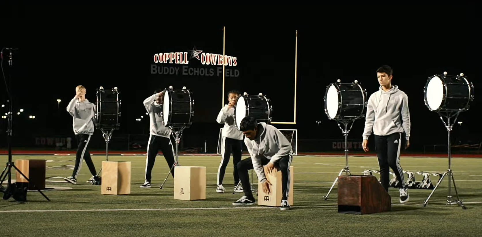 Om playing the cajon in drumline